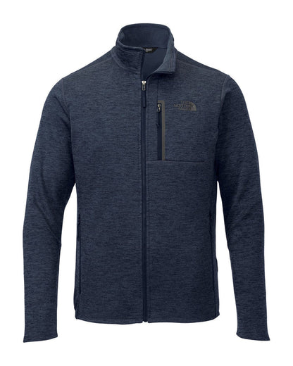 Urban Navy Heather / SM Custom The North Face Skyline Full-Zip Fleece Jacket - Corporate Gifts