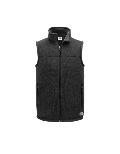 TNF Black / SM Custom The North Face Sweater Fleece Vest - Corporate Gifts