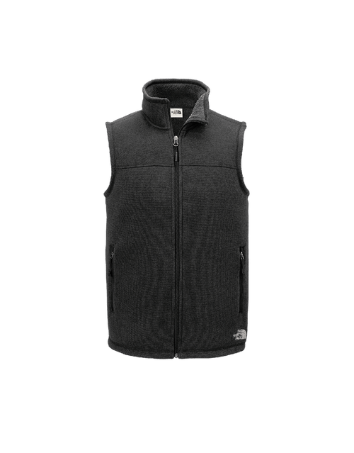 TNF Black / SM Custom The North Face Sweater Fleece Vest - Corporate Gifts
