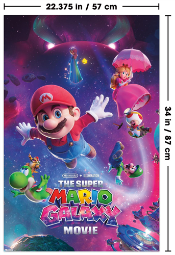 The Super Mario Galaxy Movie - Characters Poster