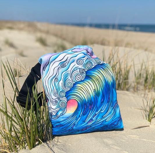 The Wave Tote Beach Bag