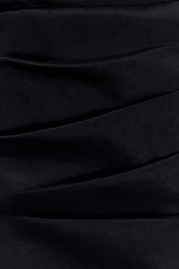 Thelma Bardot Maxi Dress - Black