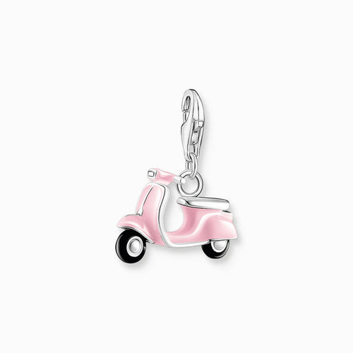 Thomas Sabo Charm-Anhänger pinker Motorroller Silber - 1992-007-9