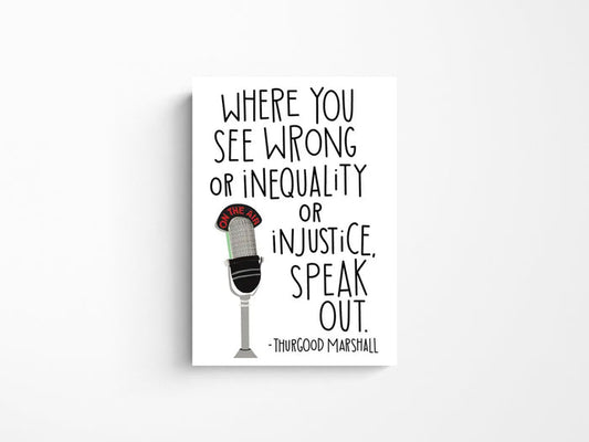 Thurgood Marshall Speak Out Magnet