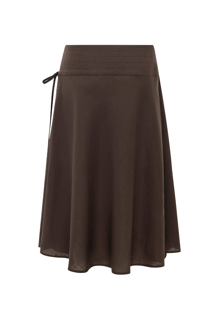 Tie-Waist Skirt Ciocco