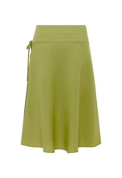 Tie-Waist Skirt Pistacchio
