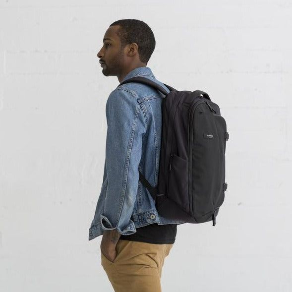 Jet Black Custom Timbuk2 Never Check Expandable Backpack - Corporate Gifts