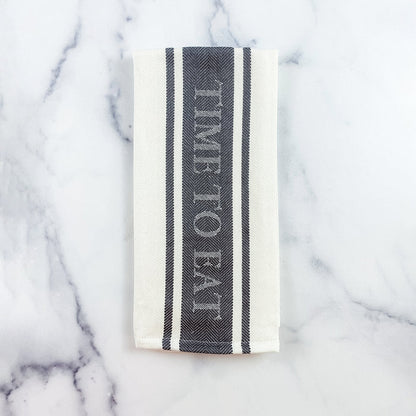 Time to Eat Jacquard Towel