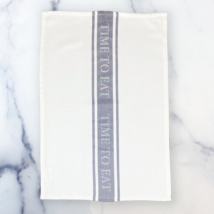 Time to Eat Jacquard Towel