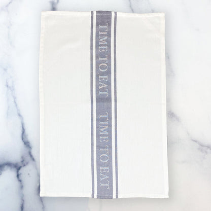 Time to Eat Jacquard Towel