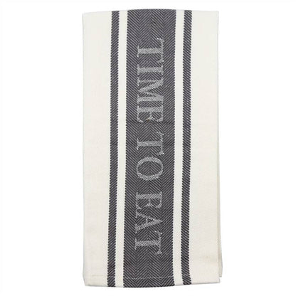 Time to Eat Jacquard Towel