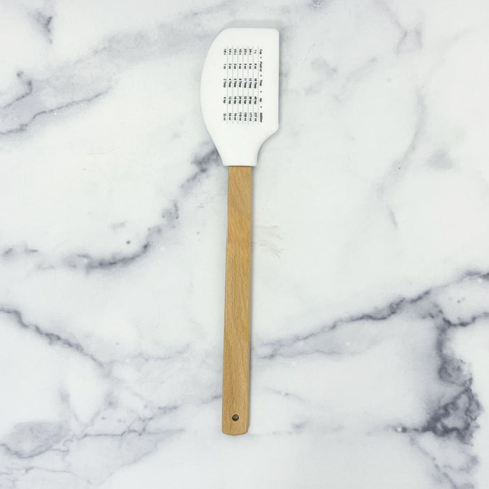 Time to Eat Spatula with Kitchen Conversions on back