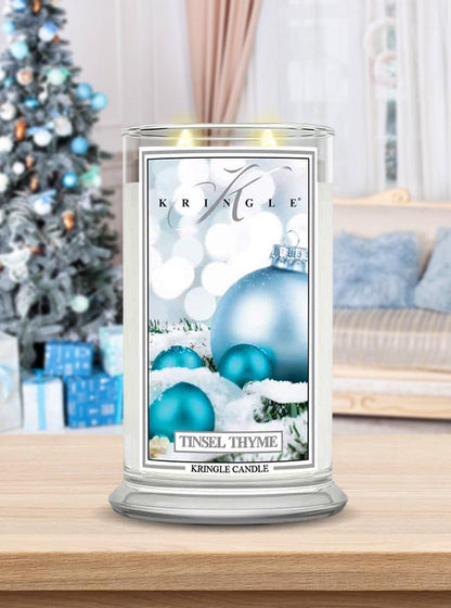 Tinsel Thyme Large 2-wick - Kringle Candle Company