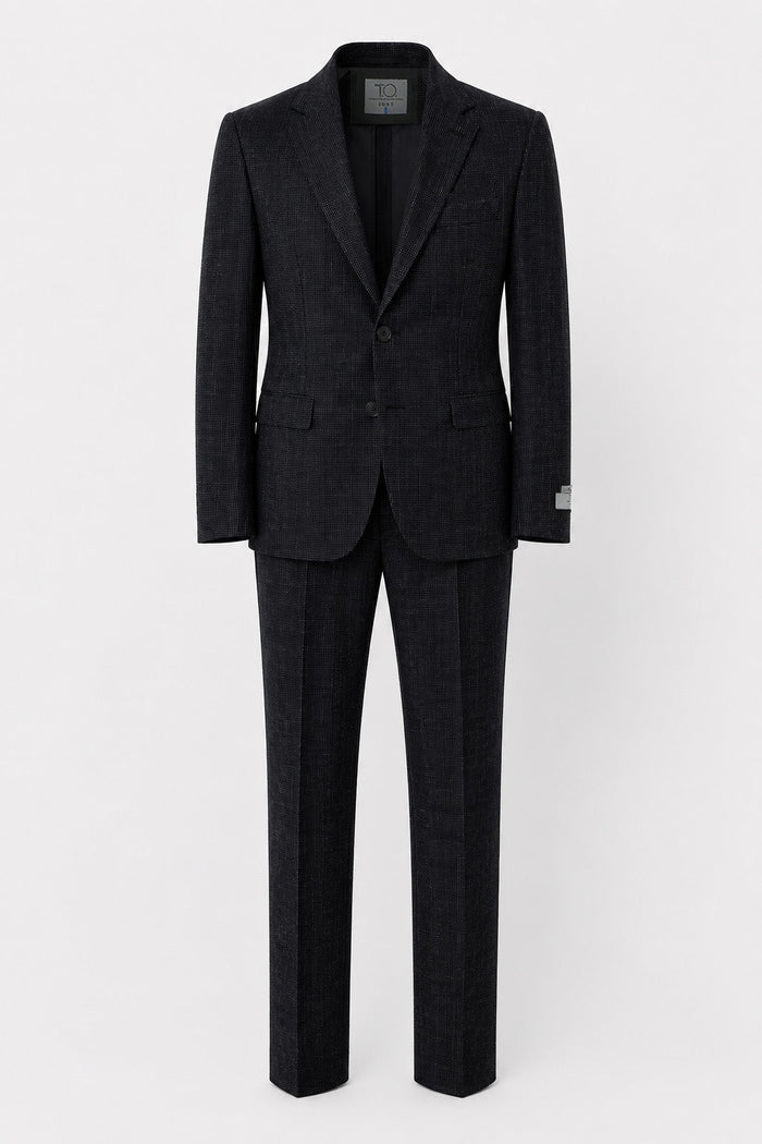 T.O. Boy's Fashion Soho Stretch Suit - Midnight Shadow