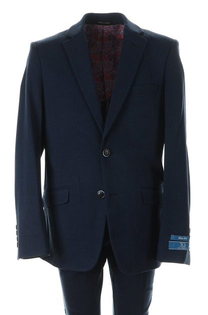 T.O. Boy's Fashion Stretch Suit - Navy