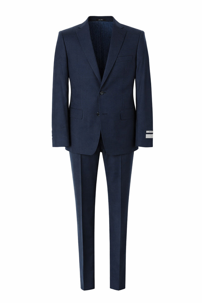 T.O. Boy's TR Fashion Suit - Navy on Black