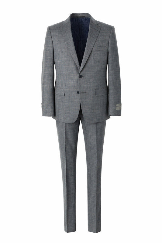 T.O. Boy's TR Fashion Suit - White on Navy