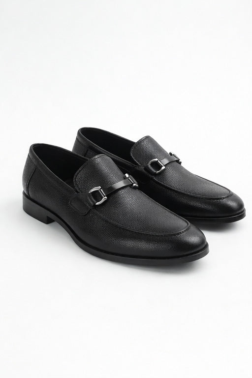 T.O. Collection Men's Dress Buckle Shoes - Black