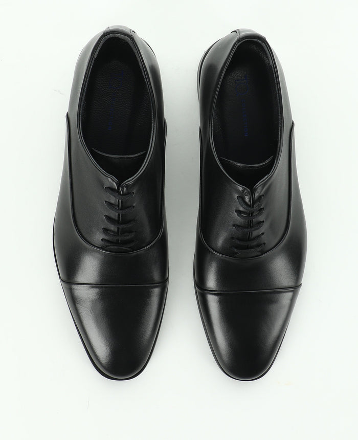 T.O. Collection Men's Dress Cap-Toe Oxford Shoes - Black