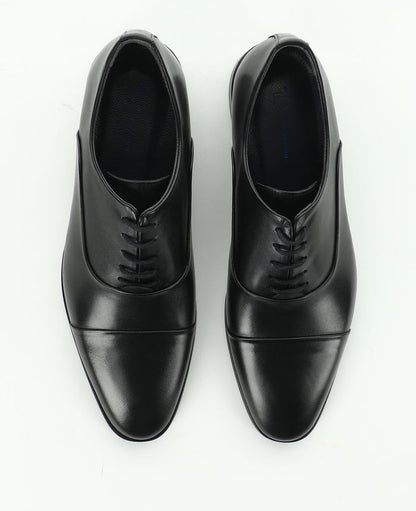 T.O. Collection Men's Dress Cap-Toe Oxford Shoes - Black