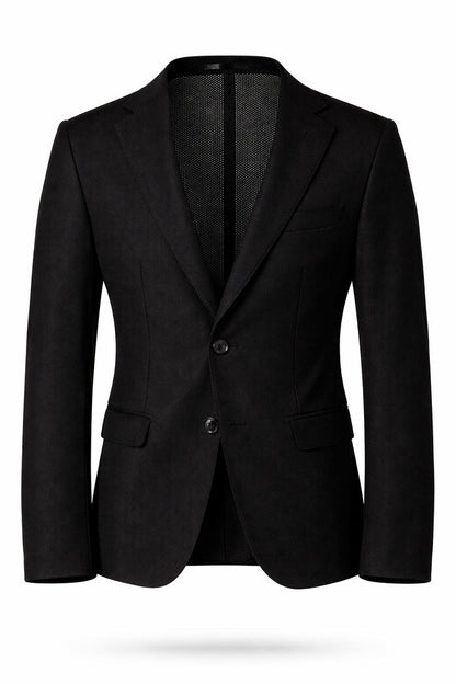 T.O Men's Cloud Blazer Jacket- Black