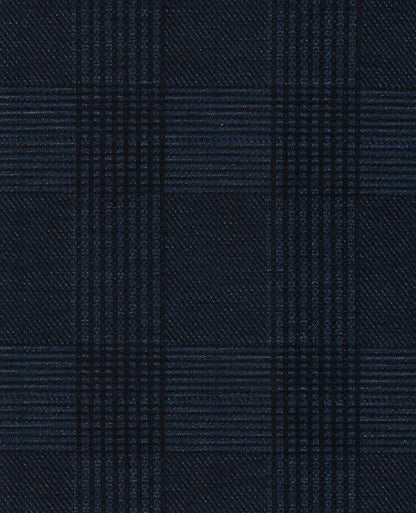 T.O. Men's Fashion Stretch Blazer - Blue Plaid