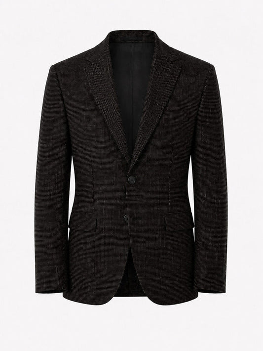 T.O. Men's Fashion Stretch Blazer - Brown