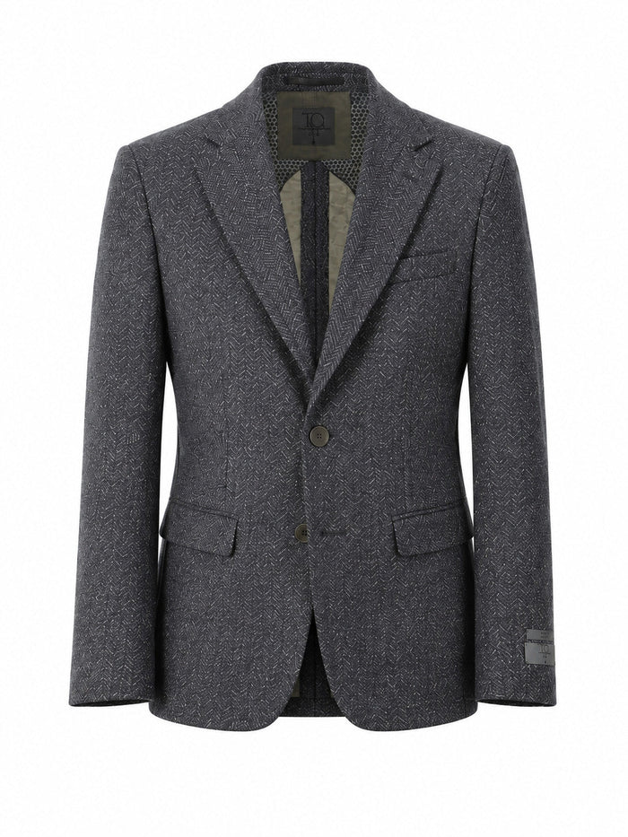 T.O. Men's Fashion Stretch Blazer - Grey