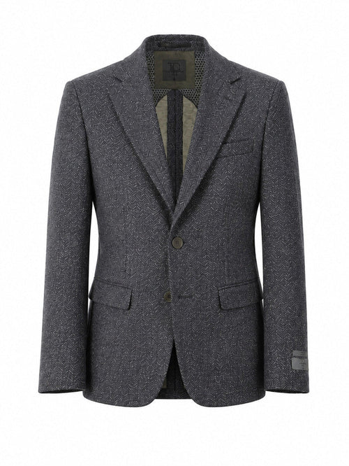 T.O. Men's Fashion Stretch Blazer - Grey