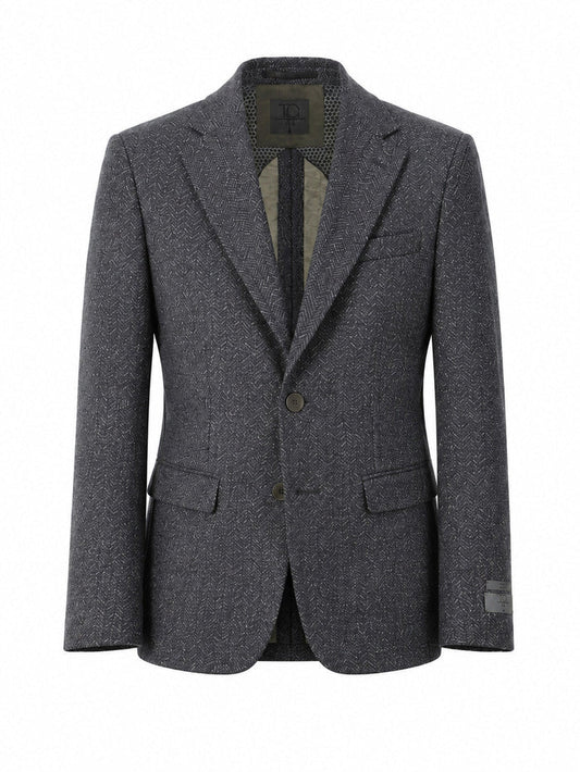 T.O. Men's Fashion Stretch Blazer - Grey