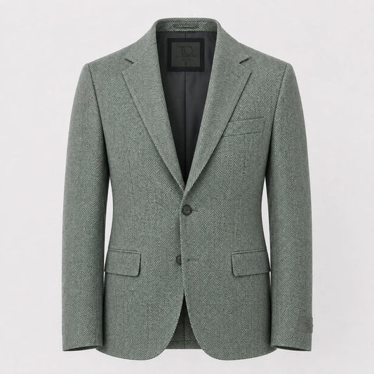 T.O. Men's Fashion Stretch Suit -  Green