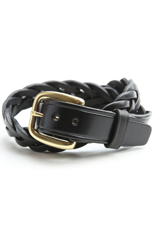 Tory Leather 1.25" Braided Belt (2161) - Black