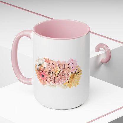 Toxic Book Boyfriends Only, 15oz Coffee Mug