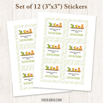 Toy Shelf Gift Labels