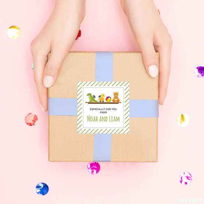 Toy Shelf Gift Labels