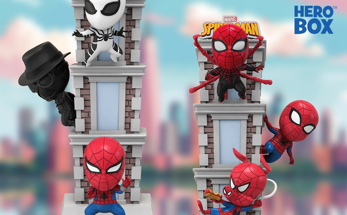 Toys Matter Inc. Marvel Spider-Man Tower Series Hero Box - 1pc Random Blind Box