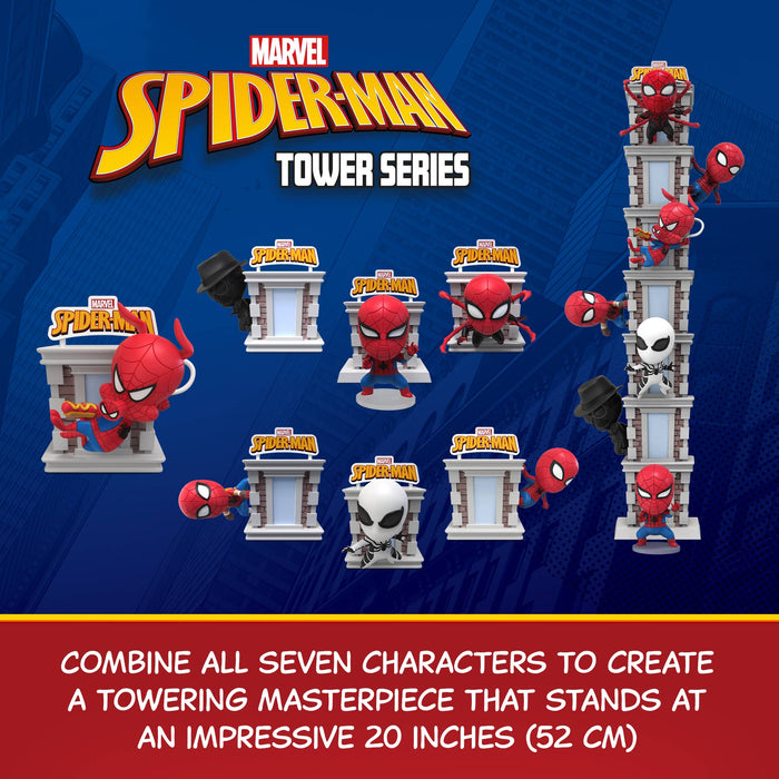 Toys Matter Inc. Marvel Spider-Man Tower Series Hero Box - 1pc Random Blind Box