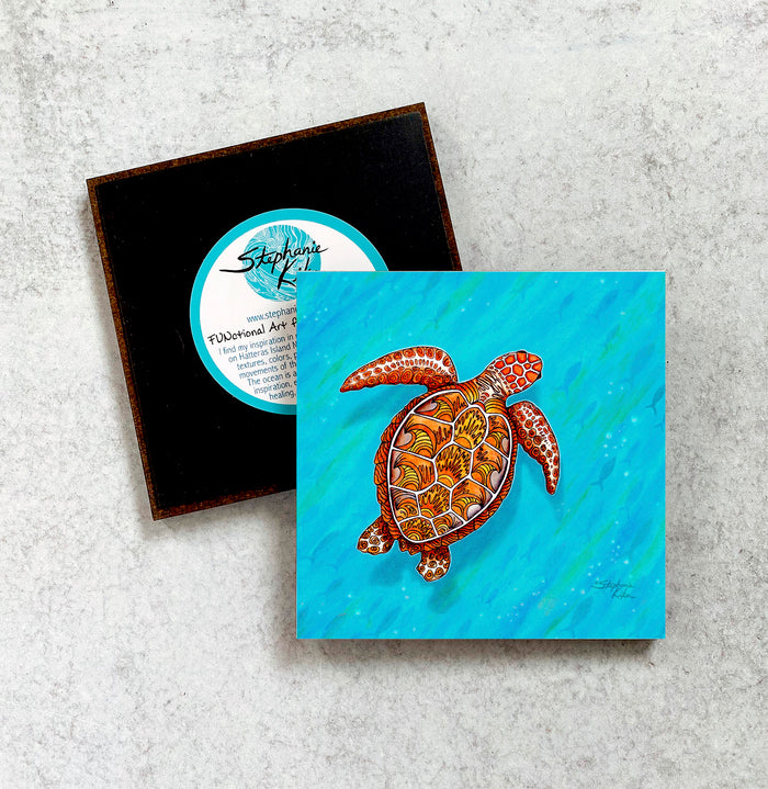 Tranquility Turtle Magnet