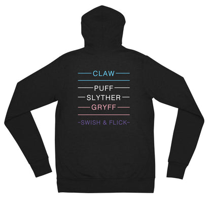 Trans Pride Lightning Bolt Unisex Zip Hoodie