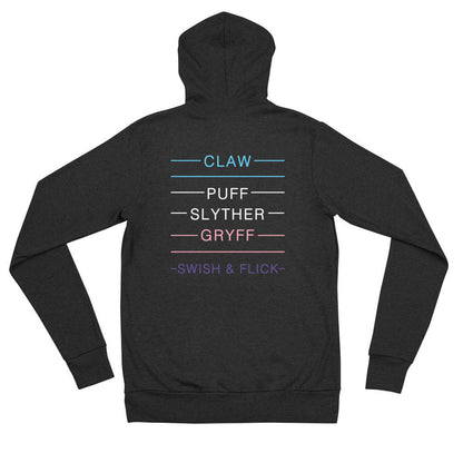 Trans Pride Lightning Bolt Unisex Zip Hoodie