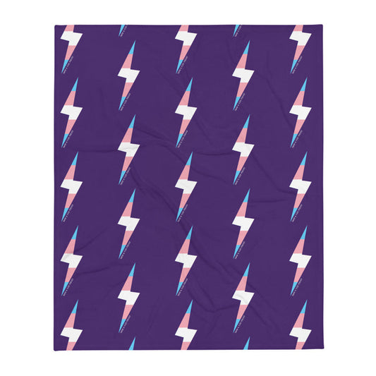 Trans PRIDE Throw Blanket