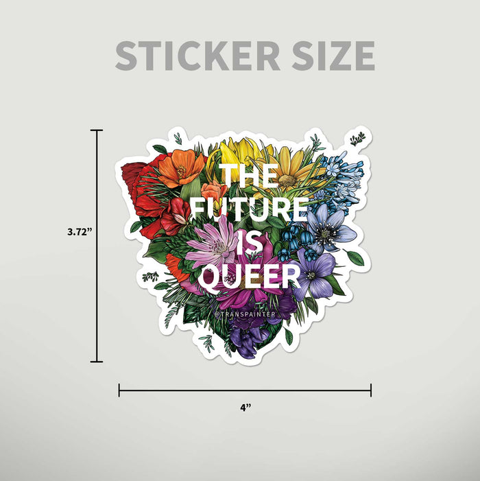 Transpainter - The Future is Queer Sticker Pack | Queer Stickers | LGBTQ+