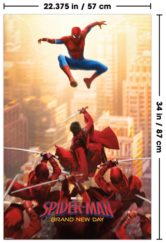 Trends International Marvel Comics: Spider-Man - Brand New Day Hand One Sheet Wall Poster
