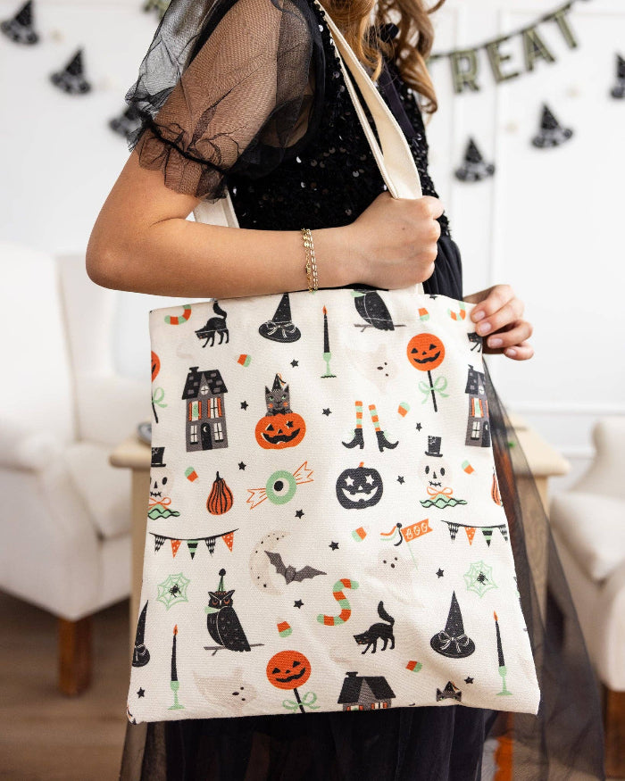 My Mind’s Eye TTS1215 - Tricks & Treats Canvas Tote Bag