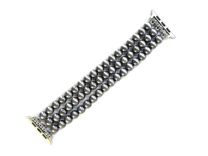 Triple Strand Pearl Apple Watch Band