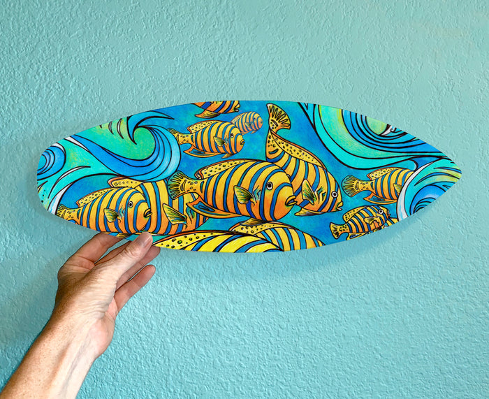 Tropical Journey Surfboard Wall Art