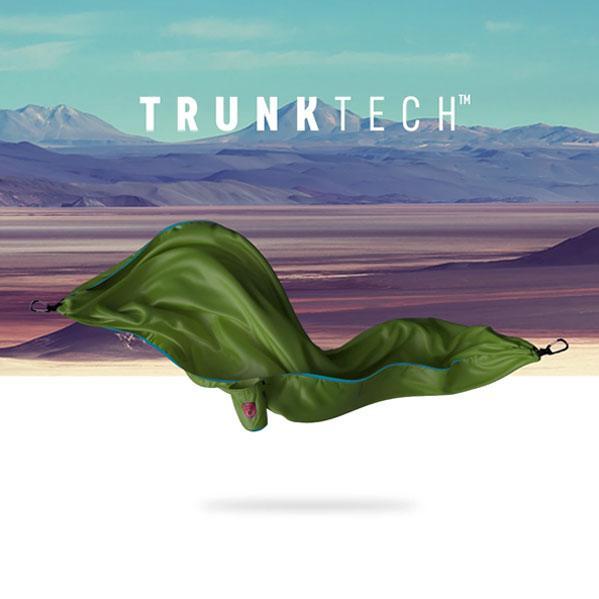 Green/Aqua Custom TRUNKTECH Double Hammock - Corporate Gifts