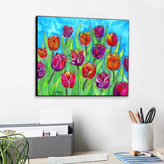 Tulips Art Panel