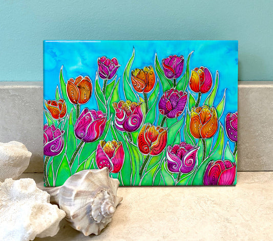 Tulips Ceramic Tile