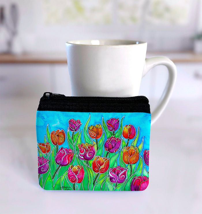 Tulips Coin Bag